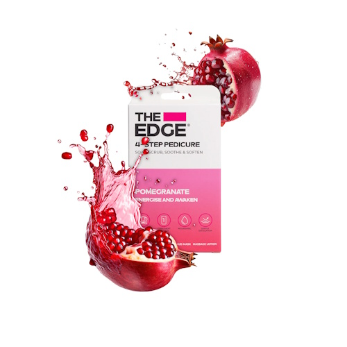 The Edge 4 Step Pedicure - Pomegranate