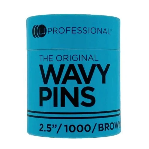 LJ Professional The Original Wavy Pins Brown