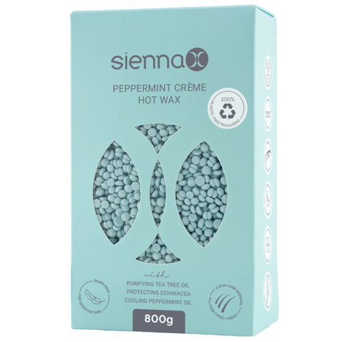 Sienna X Peppermint Crème Hot Wax (800g)