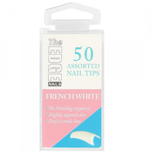 The Edge French White Nail Tips Size 9 (50)