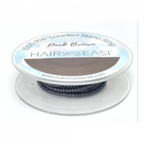 Hair Made Easi - Pre Loaded Nano Rings - Dark Brown