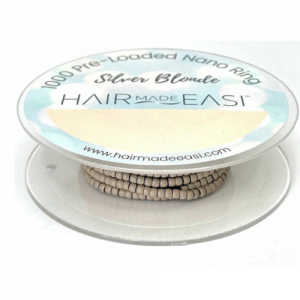 Hair Made Easi - Pre Loaded Nano Rings - Silver Blonde