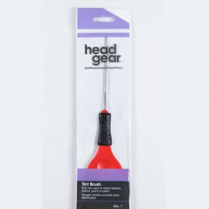 Head Gear Red Metal Pin Tint Brush