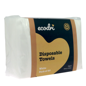 Ecodri Disposable Towels - White (x50)