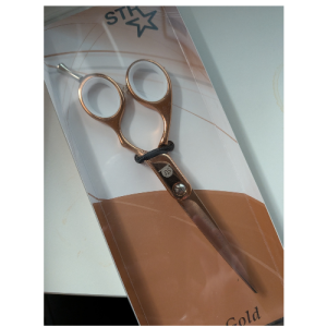 STR Rose Gold Hairdressing Scissors